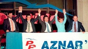 Victoria del PP en las elecciones generales en 1996