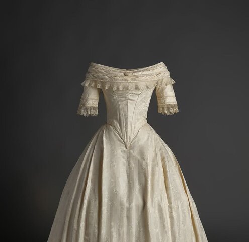 Vestimenta del romanticisme femenina