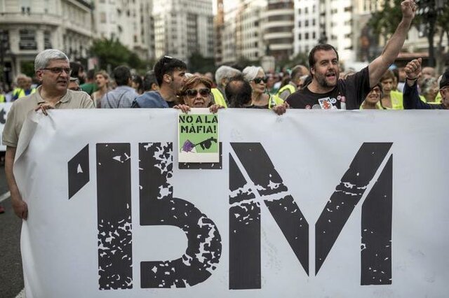 MOVIMIENTO 15-M SURGE EN ESPAÑA