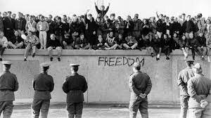 Berlin Wall Divides Germany.