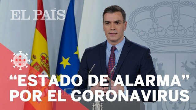Comienzo del estado de alarma en España durante la pandemia del Covid