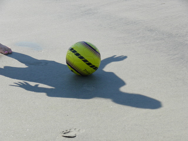 Yo caminé en una playa en julio en dos mil once.