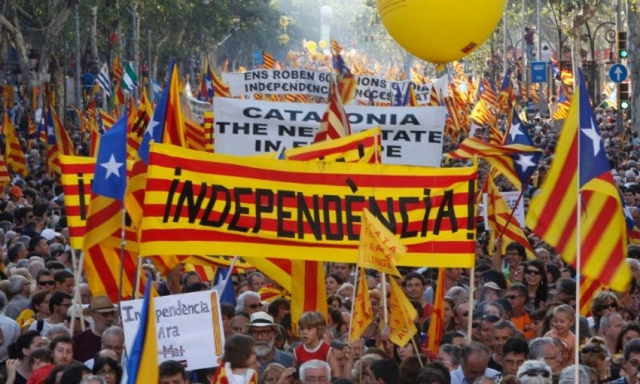 El referéndum de independencia de Cataluña.
