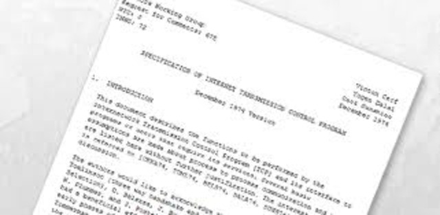 the beginning of TCP/IP