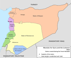 Independencia de mandatos franceses y británicos: Iraq, Siria, Jordania y Líbano