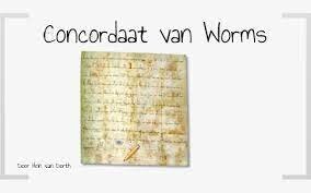 Het concordaat van Worms.