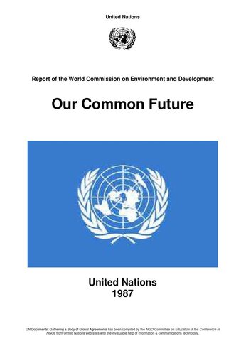 Brundtland  Report