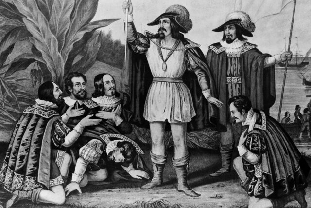 Christopher Colombus discovers America(ish)