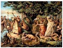 De kerstening van het West-Europa vanuit Engeland.. Van 658-754