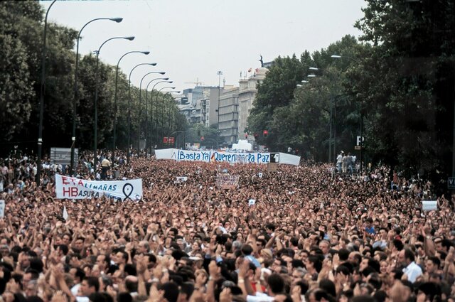 Miguel Ángela Blanco secuestrado por ETA