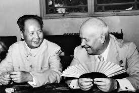Khrushchev Meets Mao Zedong