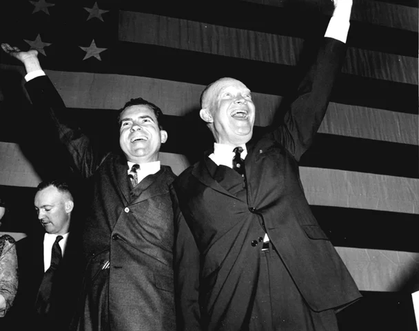 Dwight Eisenhower is elected president