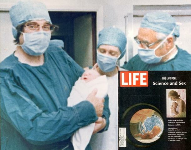 Primera niña nacida por fecundación in vitro