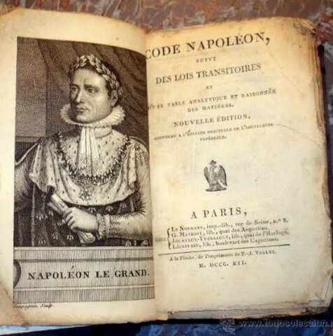 Codi civil. Napoleó emperador.