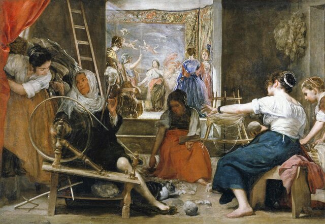 Velázquez termina "Las Hilanderas"