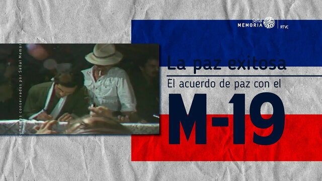 M-19 (Movimiento 19 de abril) firma el Acuerdo de Corinto