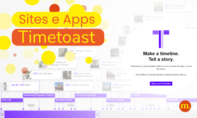 015 - Timetoast - Linha do tempo interativa e colaborativa