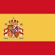 Spain flag icon in official color and proportion correctly free vector