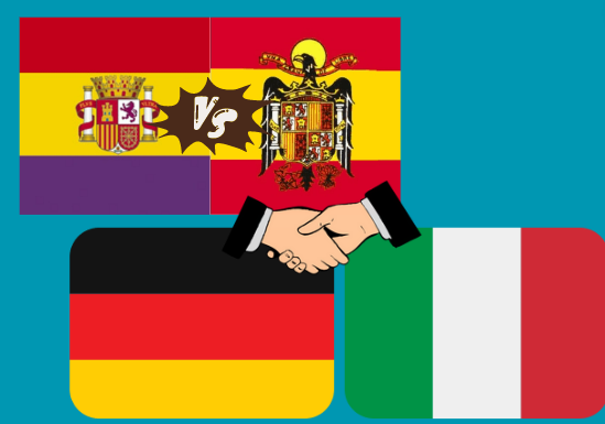 Guerra Civil española- Eje Roma Berlín