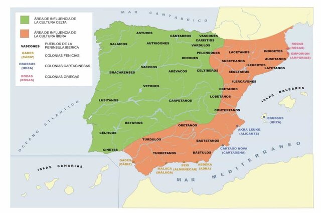España prerromana Antes del siglo II a. C.