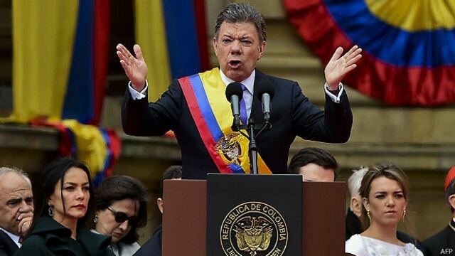Juan Manuel Santos es elegido presidente de Colombia