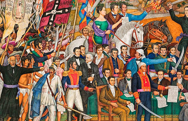 Culminación de la independencia de los países de Iberoamérica (excepto Cuba y Costa Rica)