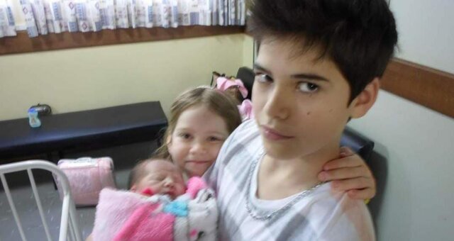 2014-Nascimento da minha irmã mais nova