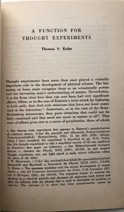 A Function for Thought Experiments