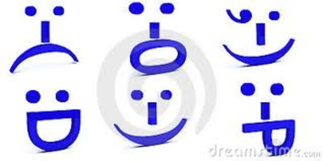 the first emoticon