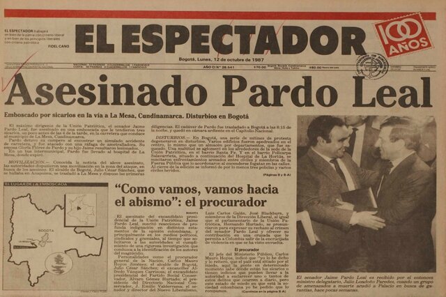 Asesinato de Jaime Pardo Leal