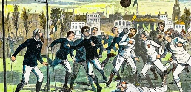 Primer partido internacional: Escocia vs Inglaterra