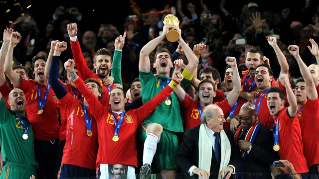 España gana el mundial de 2010