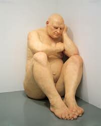 Ron Mueck "Big man"