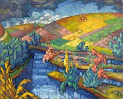 Konrad Mägi "Pühajärve maastik"