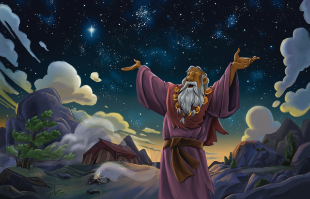 Abraham receives the covenant from God