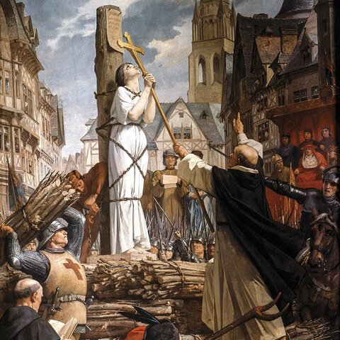 Martirio de Juana de Arco