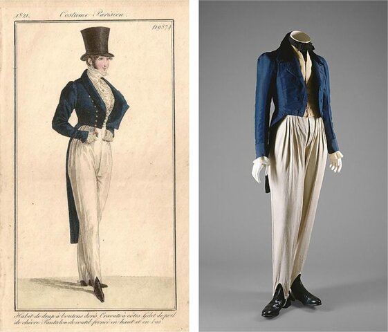 Vestimenta Romanticisme Masculina