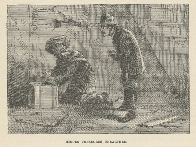 Haunted house treasure