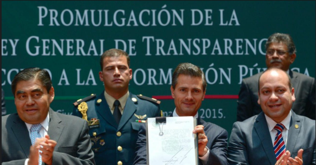 Promulgación de leyes en materia de transparencia
