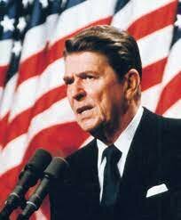 Reagan blir president i USA