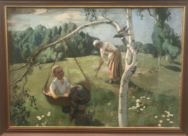 Ema viis hälli heinamaale