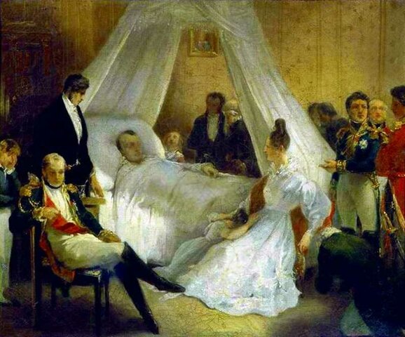 Napoleon´s death at St. Helena