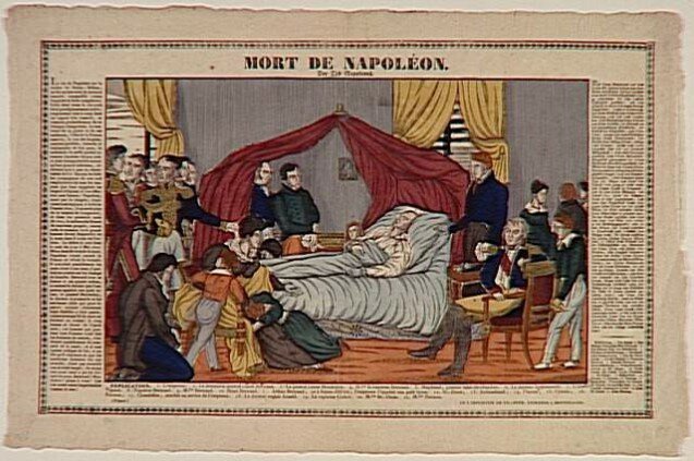 Napoleon´s death at St. Helena