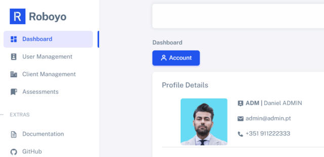 Dia #14 - Dashboard & Menu