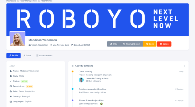 Dia #31 - User profile