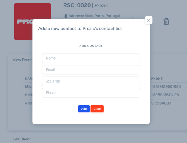 Mes #3, Dia #3 - Extração de add contact para componente