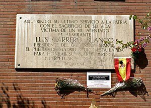 Assassinat de Carrero Blanco