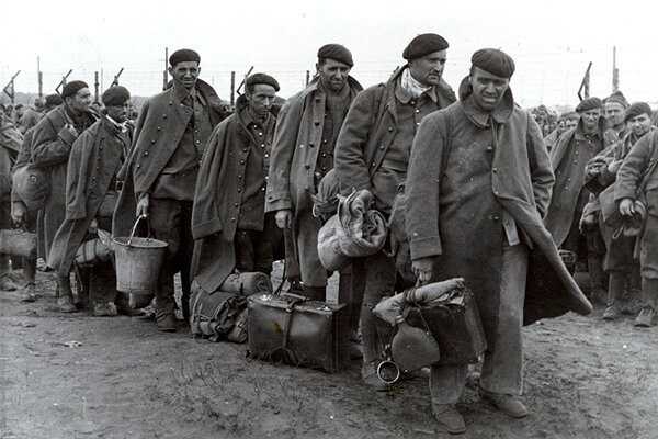 Deportació al camp de presoners de guerra