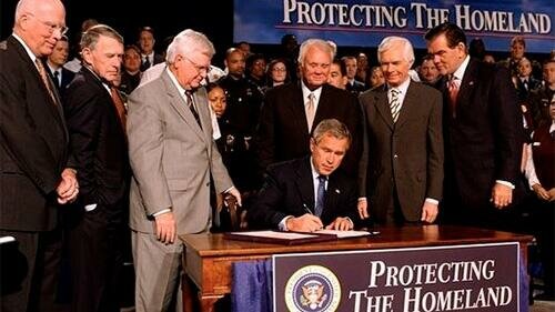 Development of Homeland Security Department