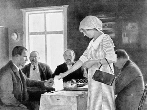 Women Granted Right to Vote in Federal Elections